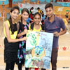 Children Painting on Save Earth Save Life