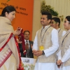 Minister HRD with Awardee Children