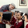 school children at Photography section