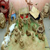 Display of Clay Toy Made by Children 