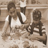 Children Making Object with Clay