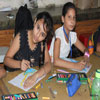 Children in Painting Activity