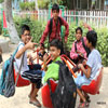 Children Enjoying Ride in Science Park