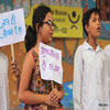 Children Showing Message for Save Environment