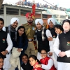 Group Photo of Bal Bhavan Children with Indian Soldier