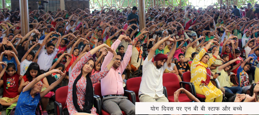 Yoga Day NBB Staff and Children